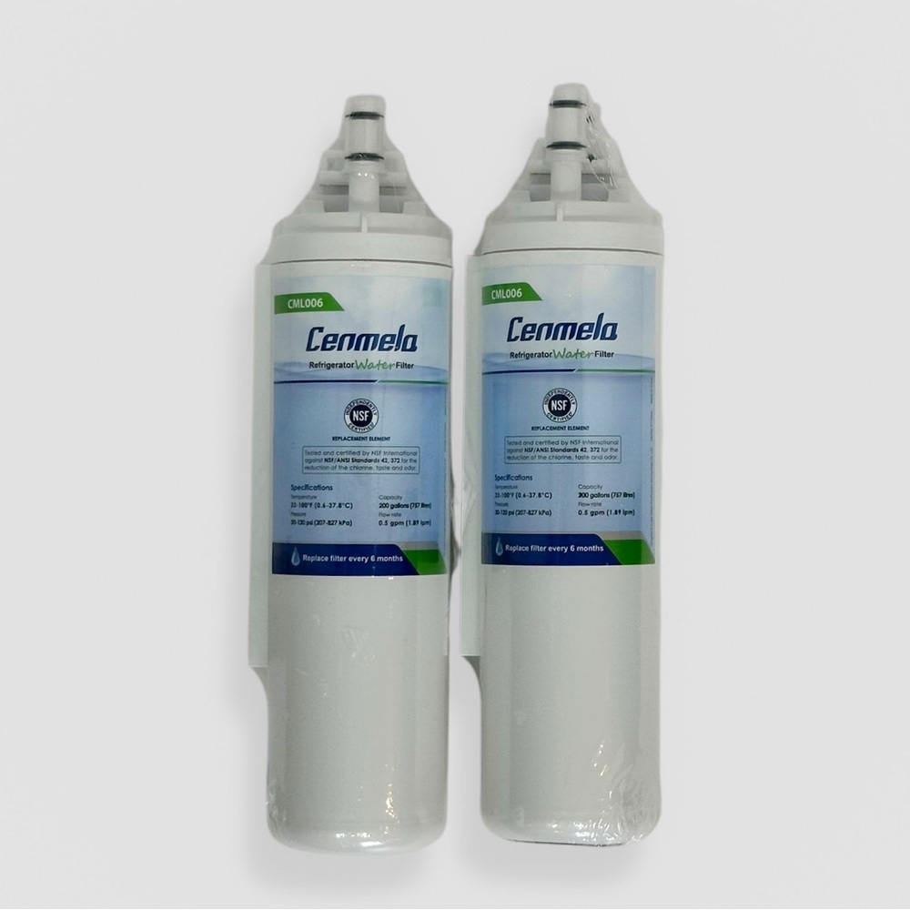 New Cenmela CML006 Compatible w/ Frigidaire WF3CB Pure Source 2 Water Filters